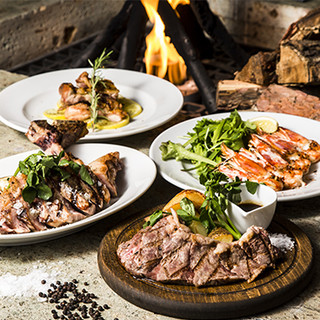 Charcoal Grill Dinner